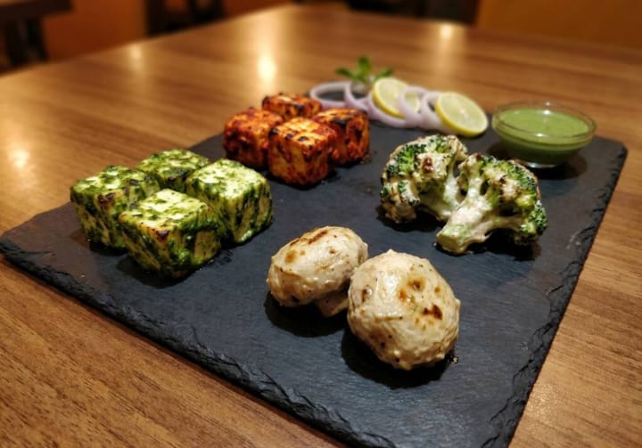Veg Kebab Platter