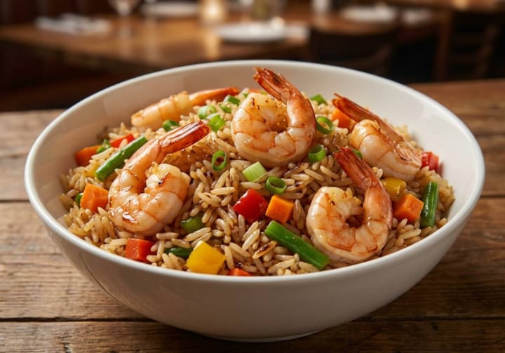 Prawns Nasi Goreng Rice