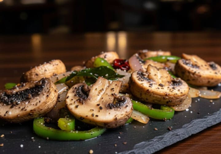 Salt N Pepper Style Mushroom