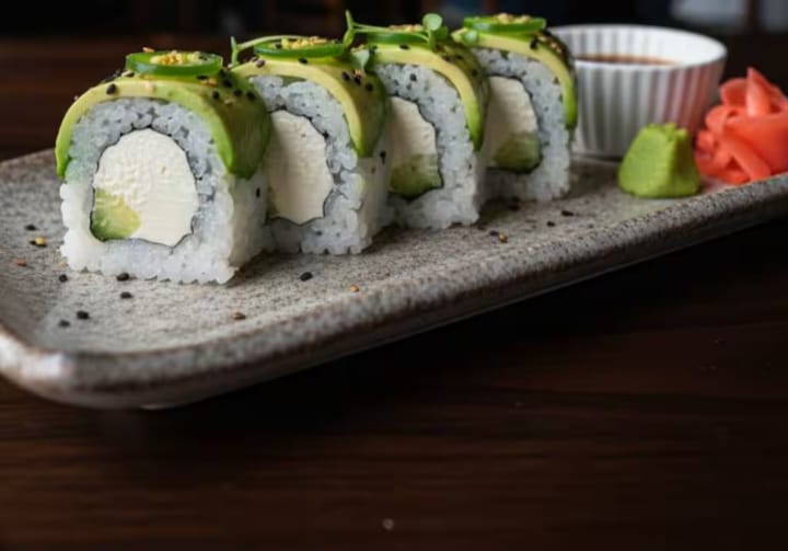 Cream Cheese Avocado Roll